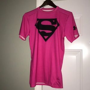 NWOT Superman Under Armour shirt